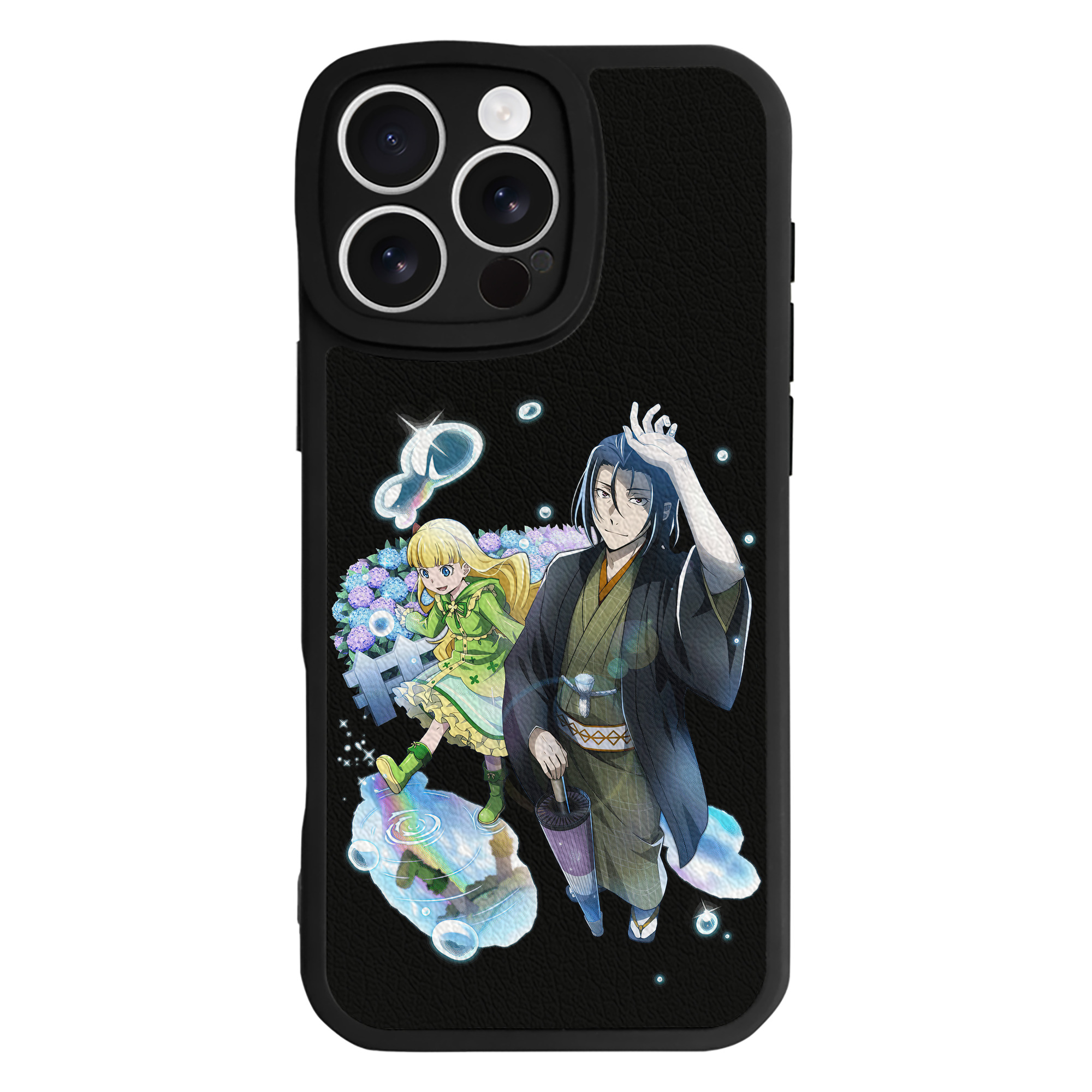 （画像用） 文豪ストレイドッグス Bungo Stray Dogs 【iPhone 16シリーズ対応】シリコンスマホケース（レザー調） 材質：シリコン